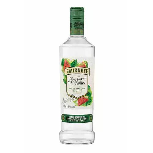 Smirnoff Vodka Zero Sugar Infusions Watermelon Mint - 750ML