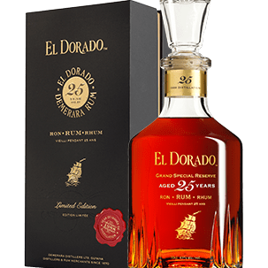 El Dorado Rum 25 Year Old Limited Edition - 750ML